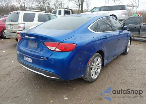 2015 Chrysler 200 Limited z USA, uszkodzony, nr VIN 1C3CCCAB6FN751240